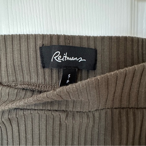 Reitmans Pull-On Ribbed Maxi Skirt with Side Slit - Picture 9 of 11
